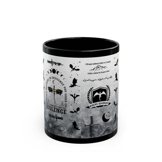 Black Fourth Wing Mug