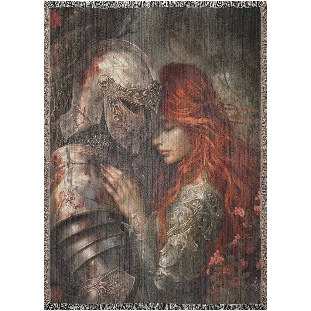 Dark Romance Woven Throw Blanket