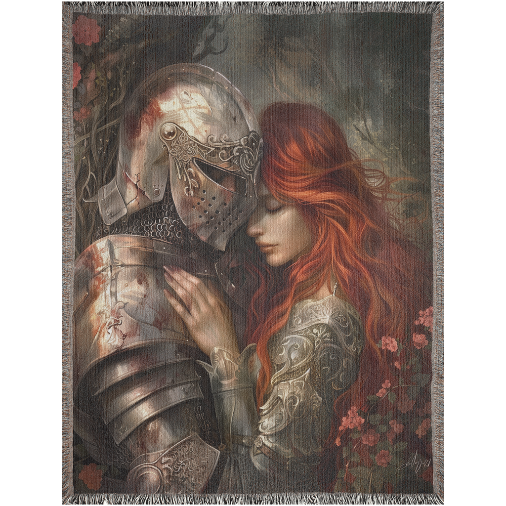 Dark Romance Woven Throw Blanket