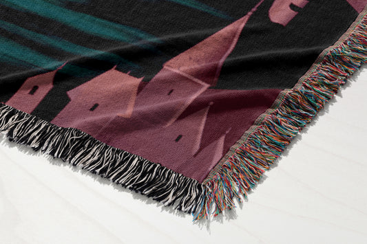 Crown of Midnight Woven Blanket