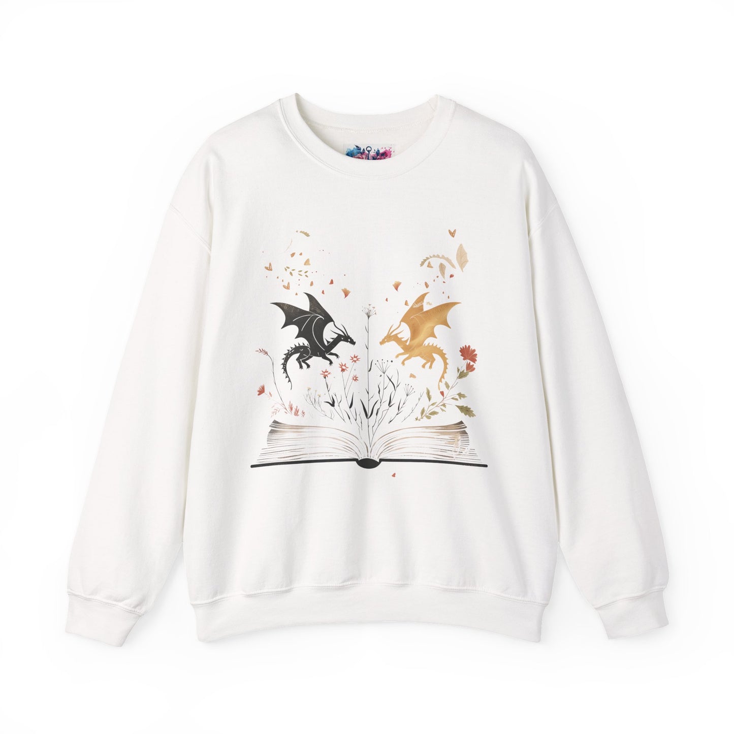 Two Dragons Fantasy Sweatshirt - MagicMerchEmporium