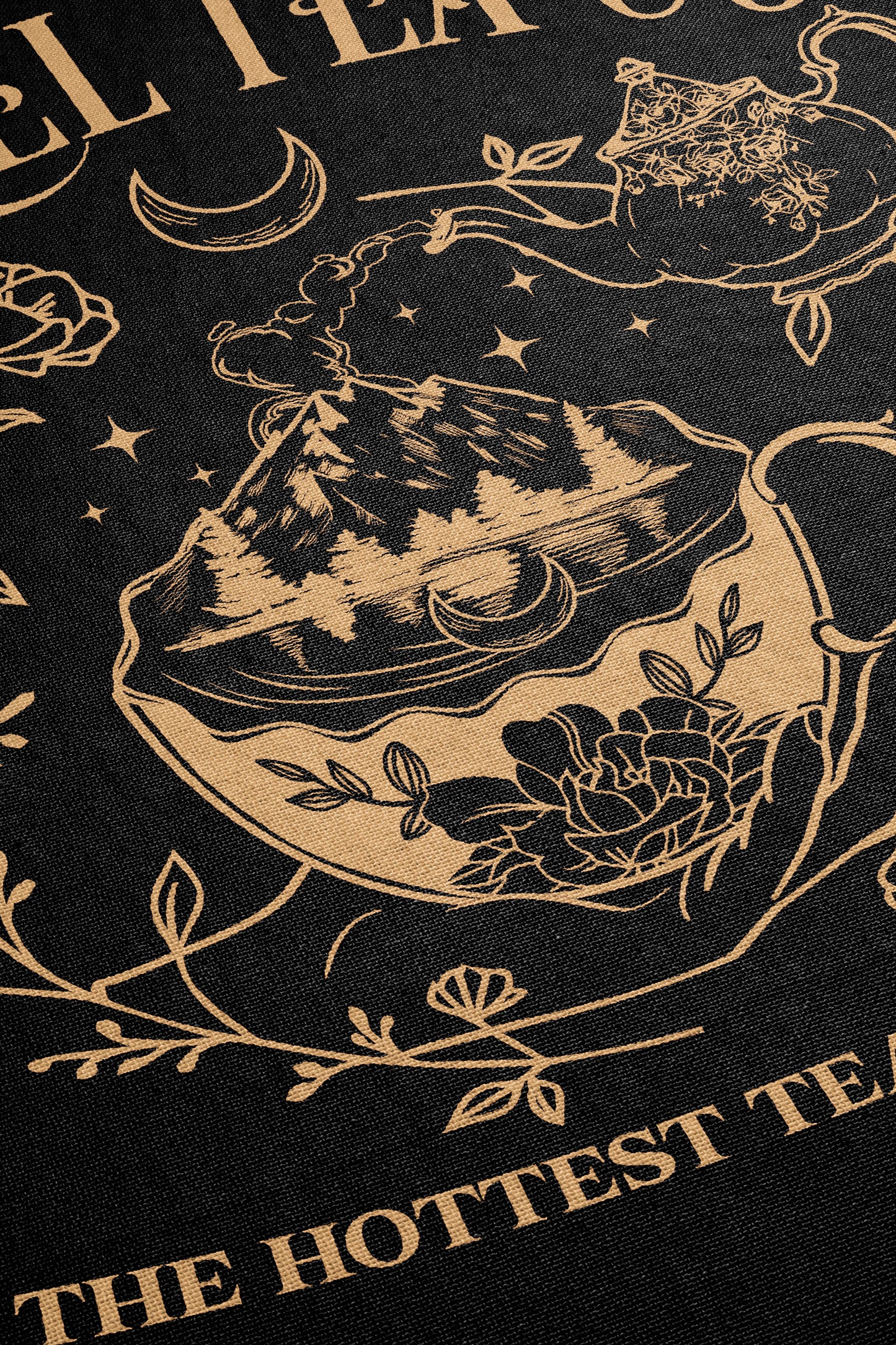 Golden Suriel Tea Co. Woven Blanket