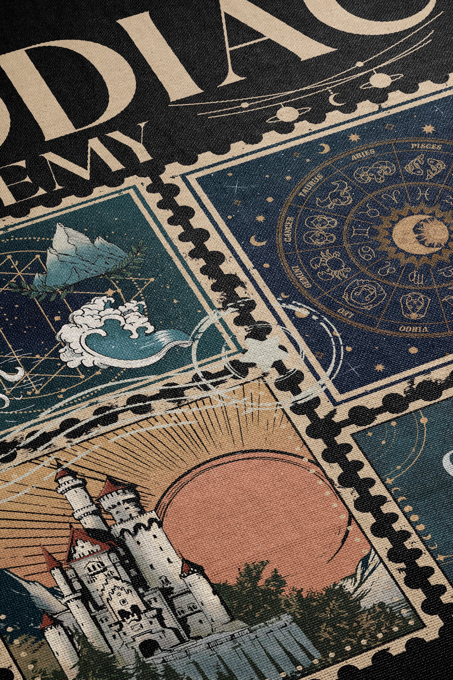 Stamp Zodiac Academy Blanket