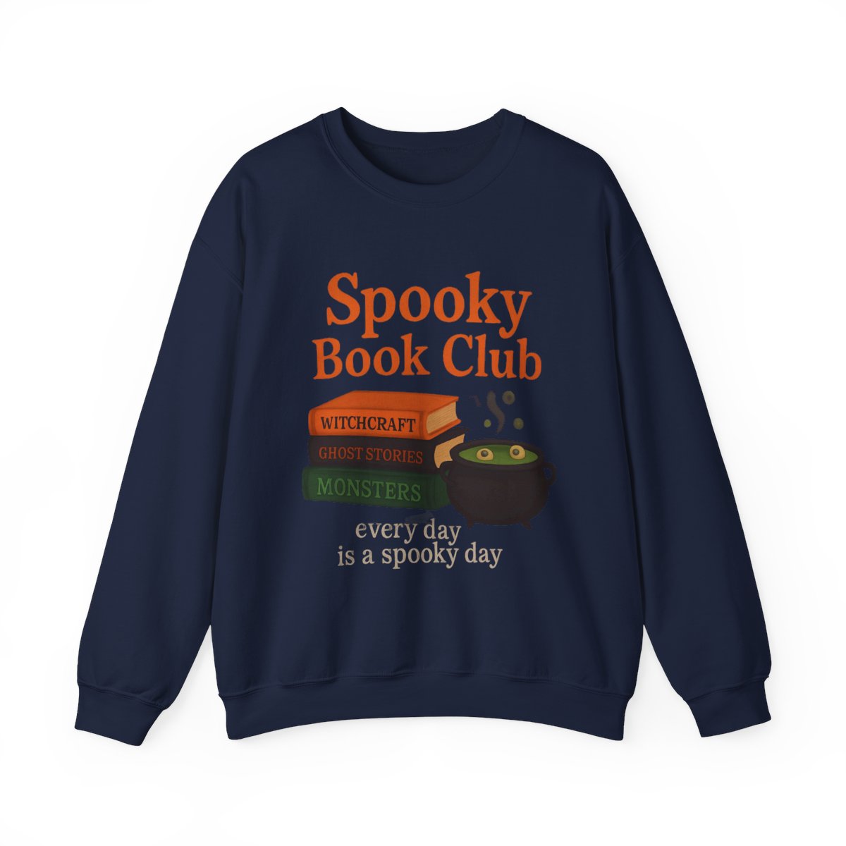 Spooky Book Club Reads Witchcraft Monsters Sweatshirt - MagicMerchEmporium