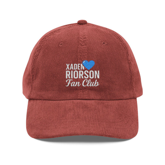 Xaden Riorson Fan Club - Vintage Corduroy Cap