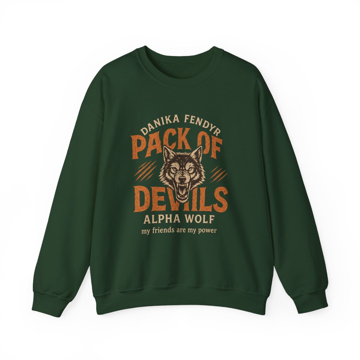 Danika Fendyr Pack of Devils Alpha Wolf Sweatshirt