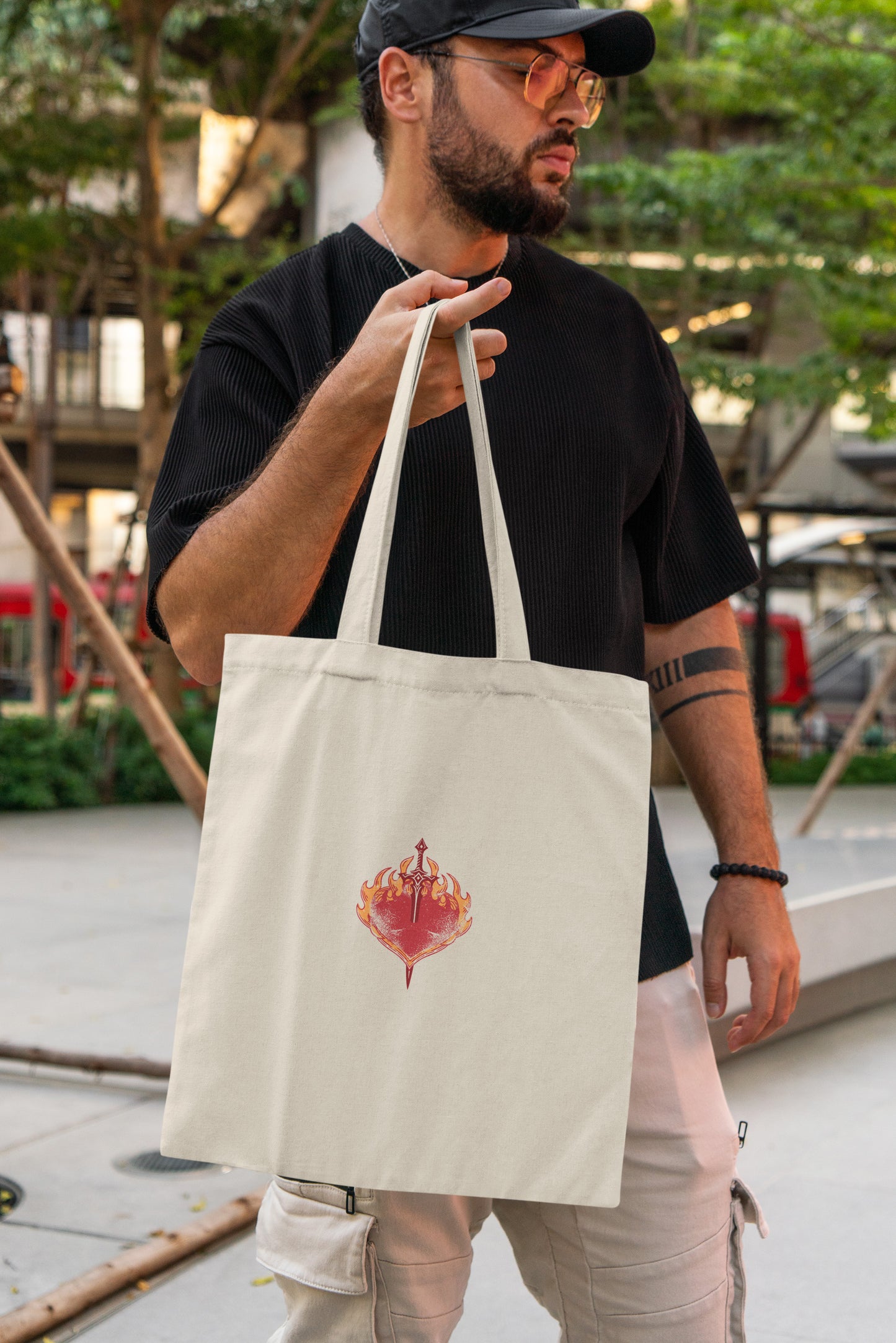 “I Love You” in Book Quotes Tote Bag