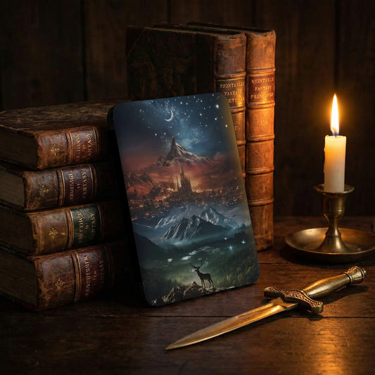 Fantasy Celestial Moon Stag Mountain City product type