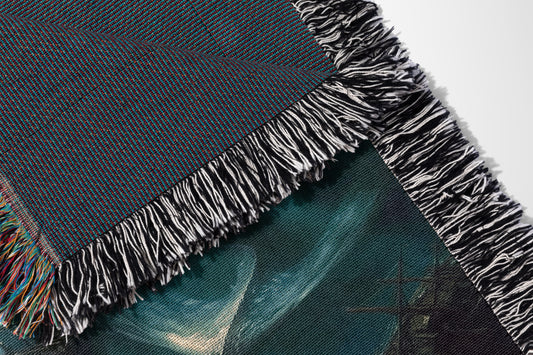 Lysandra Sea Serpent Woven Blanket