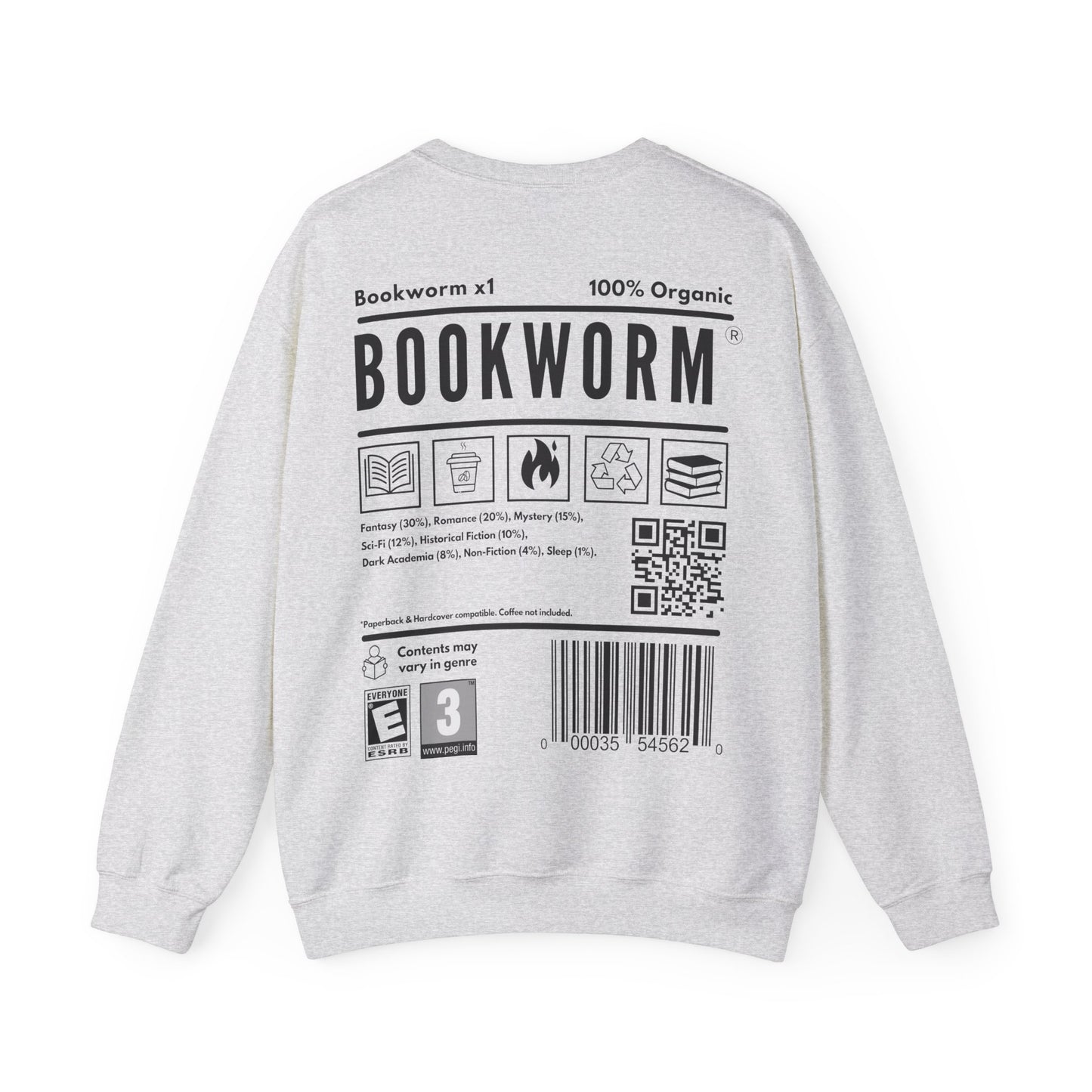 Bookworm Barcode Sweatshirt