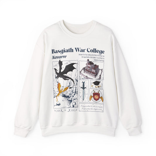 "Basgiath War College" Fourth Wing Sweatshirt - MagicMerchEmporium