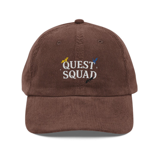 Quest Squad - Vintage Corduroy Cap