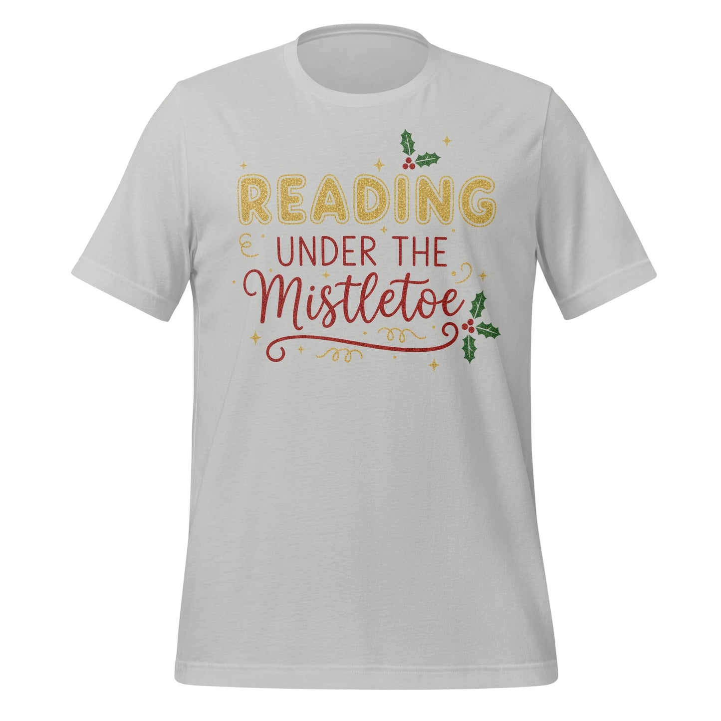Reading Under the Mistletoe Custom Holiday Shirt
