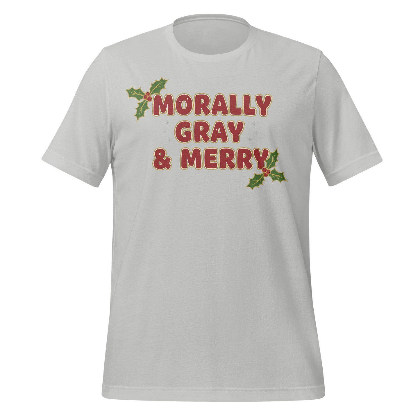 Morally Gray and Merry Festive Graphic T-Shirt