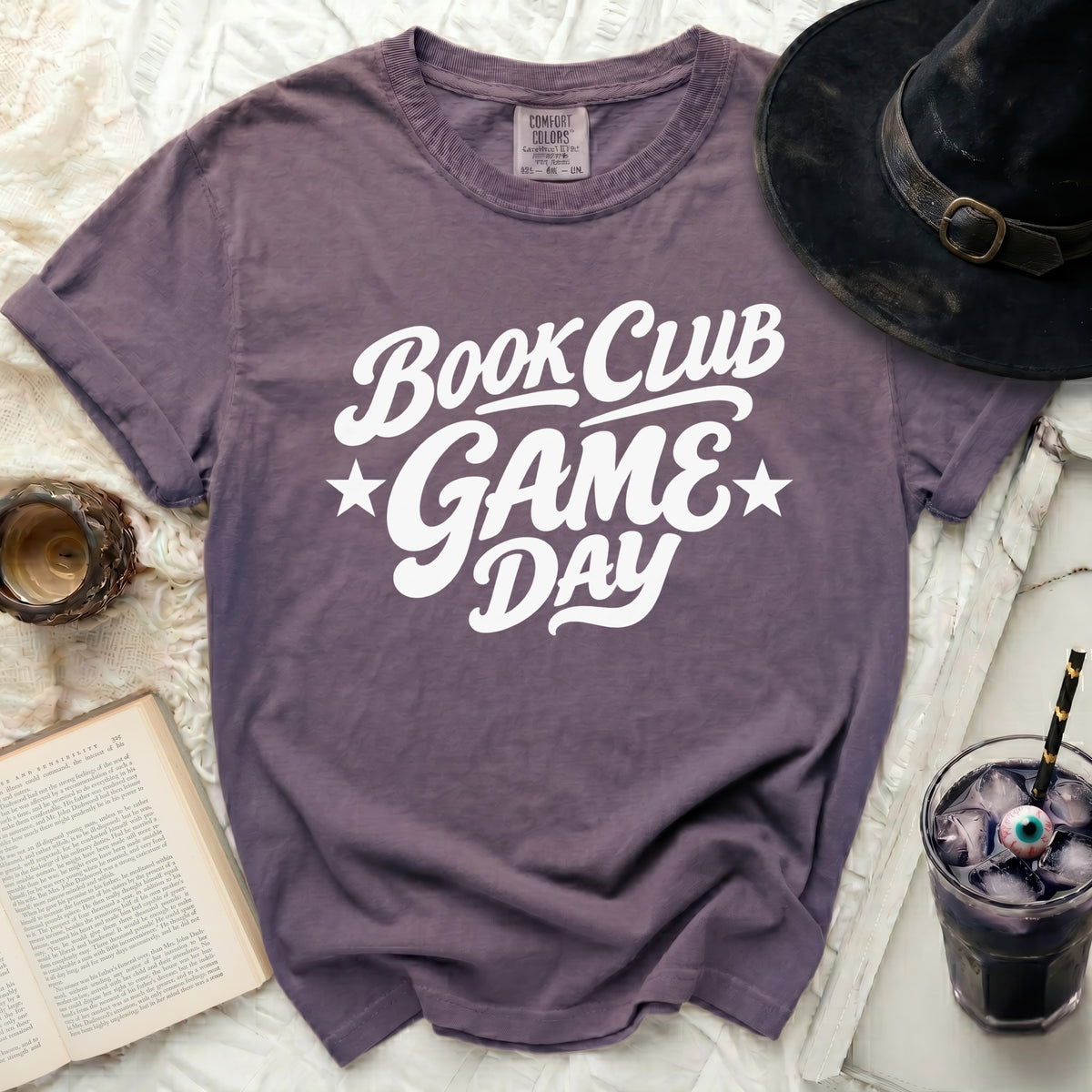 Book Club Game Day Tee