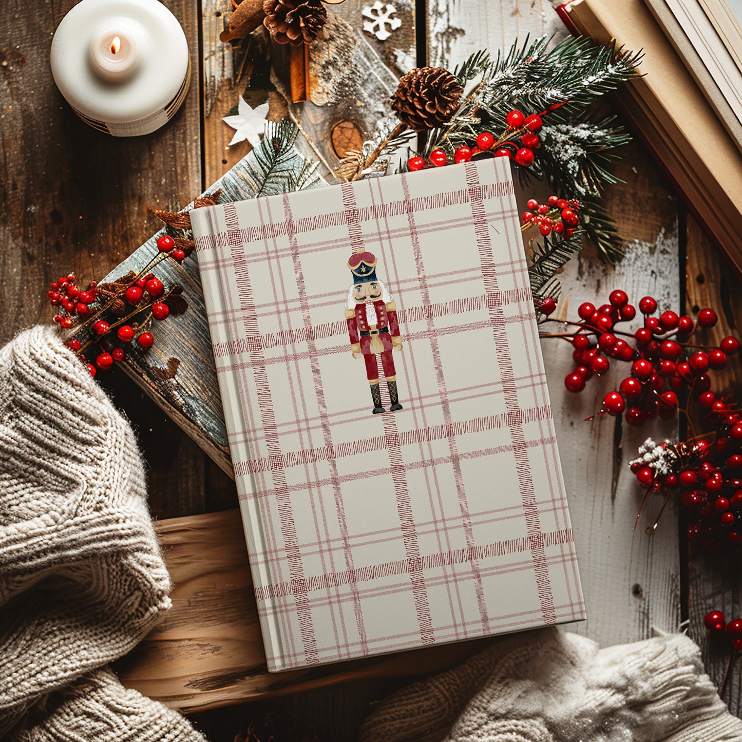 Elegant Nutcracker Design Hardcover Journal Product