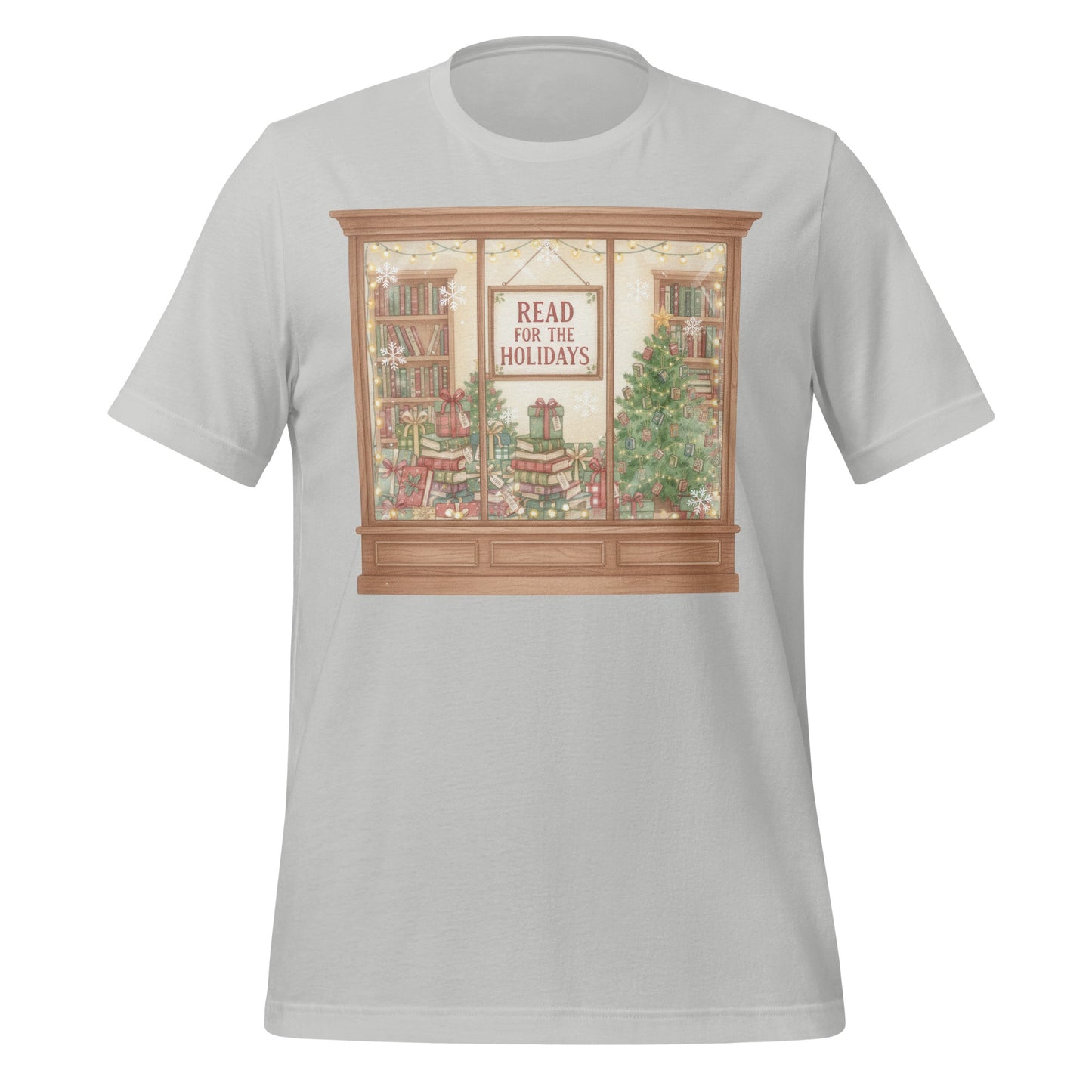 Festive Reading Inspired Holiday Tee for Book Lovers