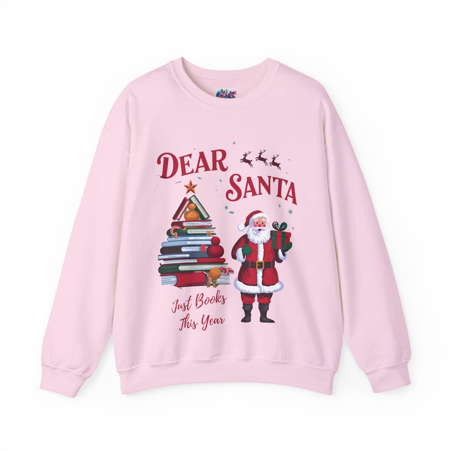 Dear Santa, Just Books This Year Christmas Sweatshirt