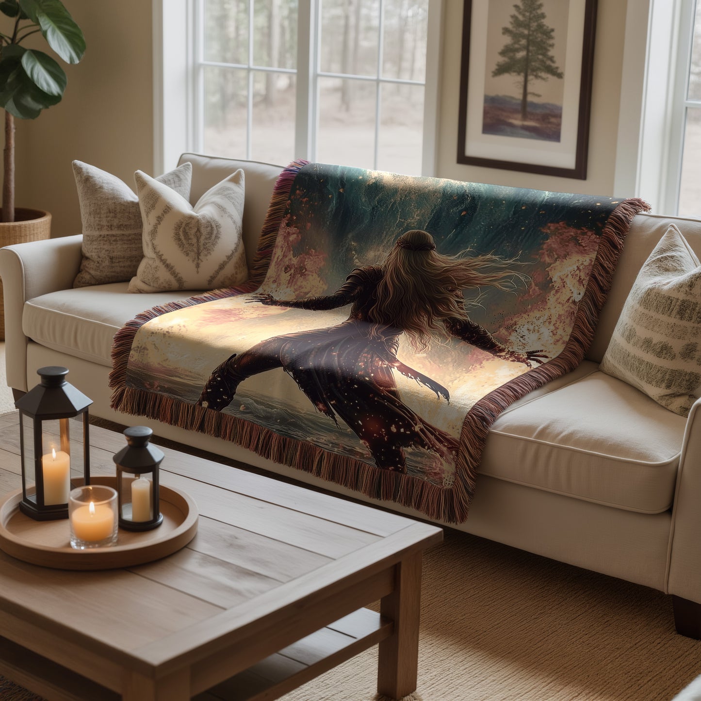 Bookish Aelin Throne of Glass Blanket - MagicMerchEmporium