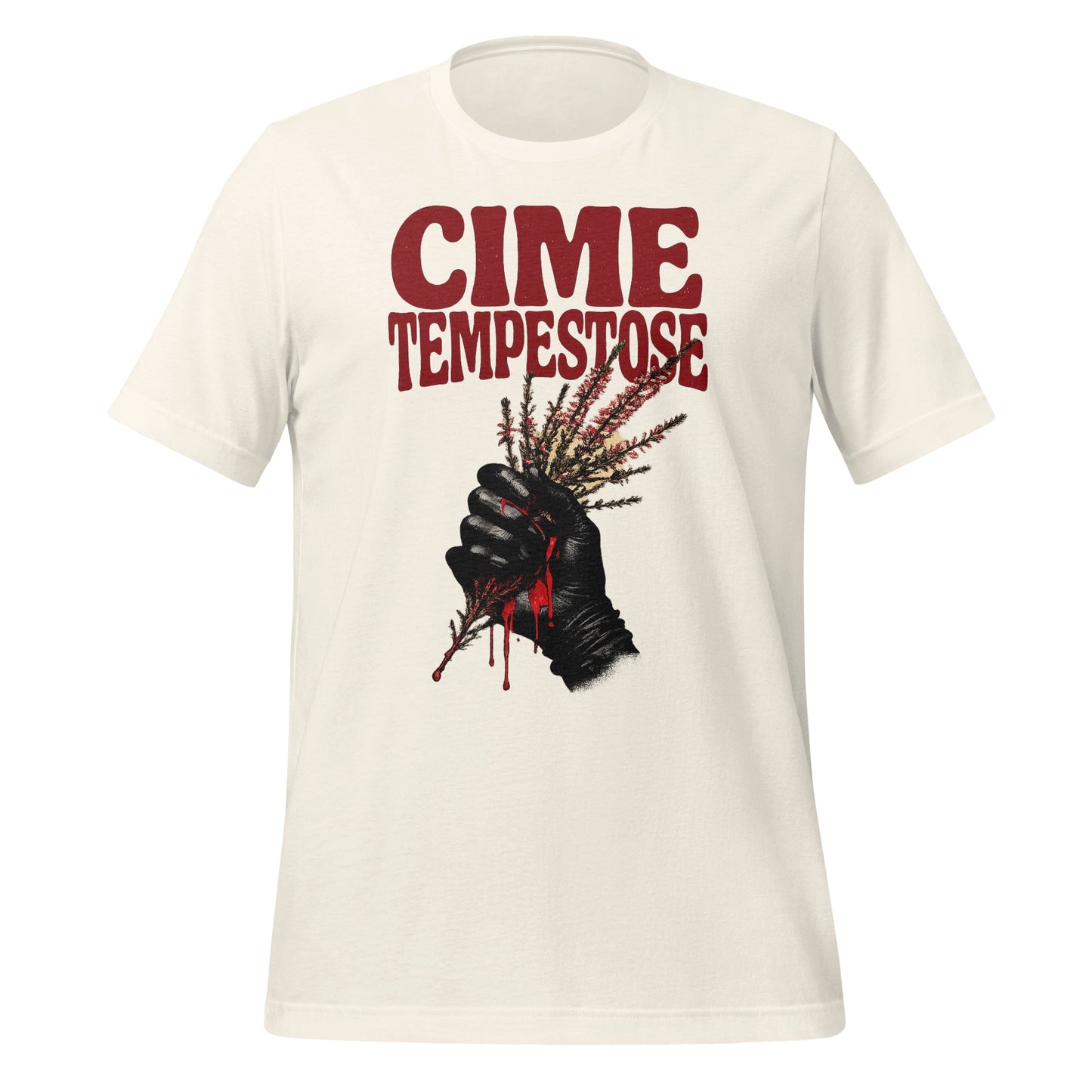 Cime Tempestose Gothic Style Hand Graphic T-shirt