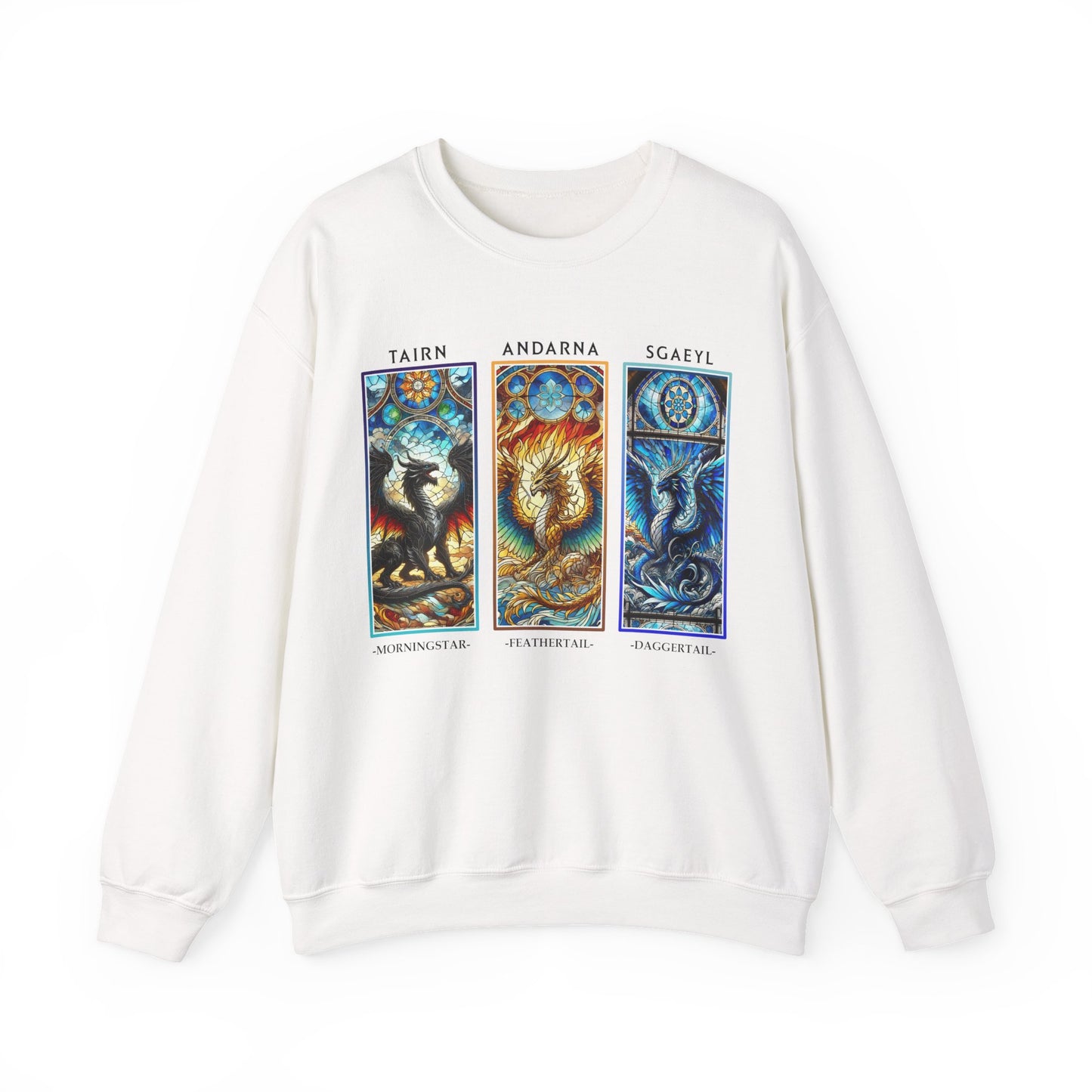 "Dragon Trio" Fourth Wing Inspired Sweatshirt