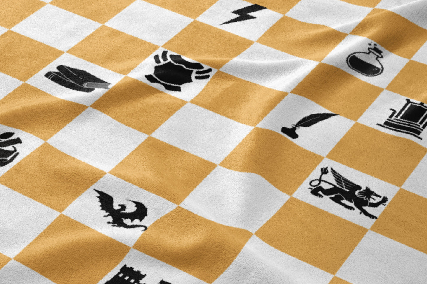 Enchanting Patterned Magic Theme Blanket for All Ages