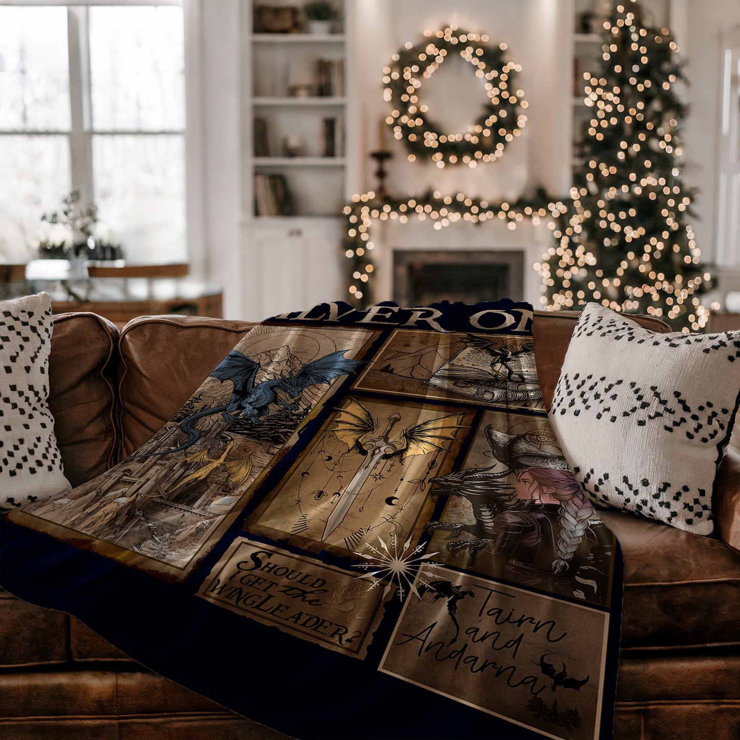 Magic Themed Slytherin Throw Blanket for Cozy Decor