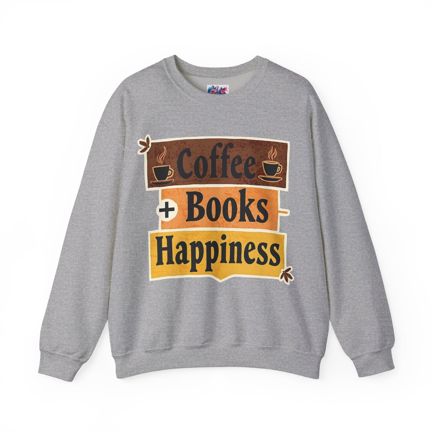 "Coffee + Books = Happiness" Sweatshirt