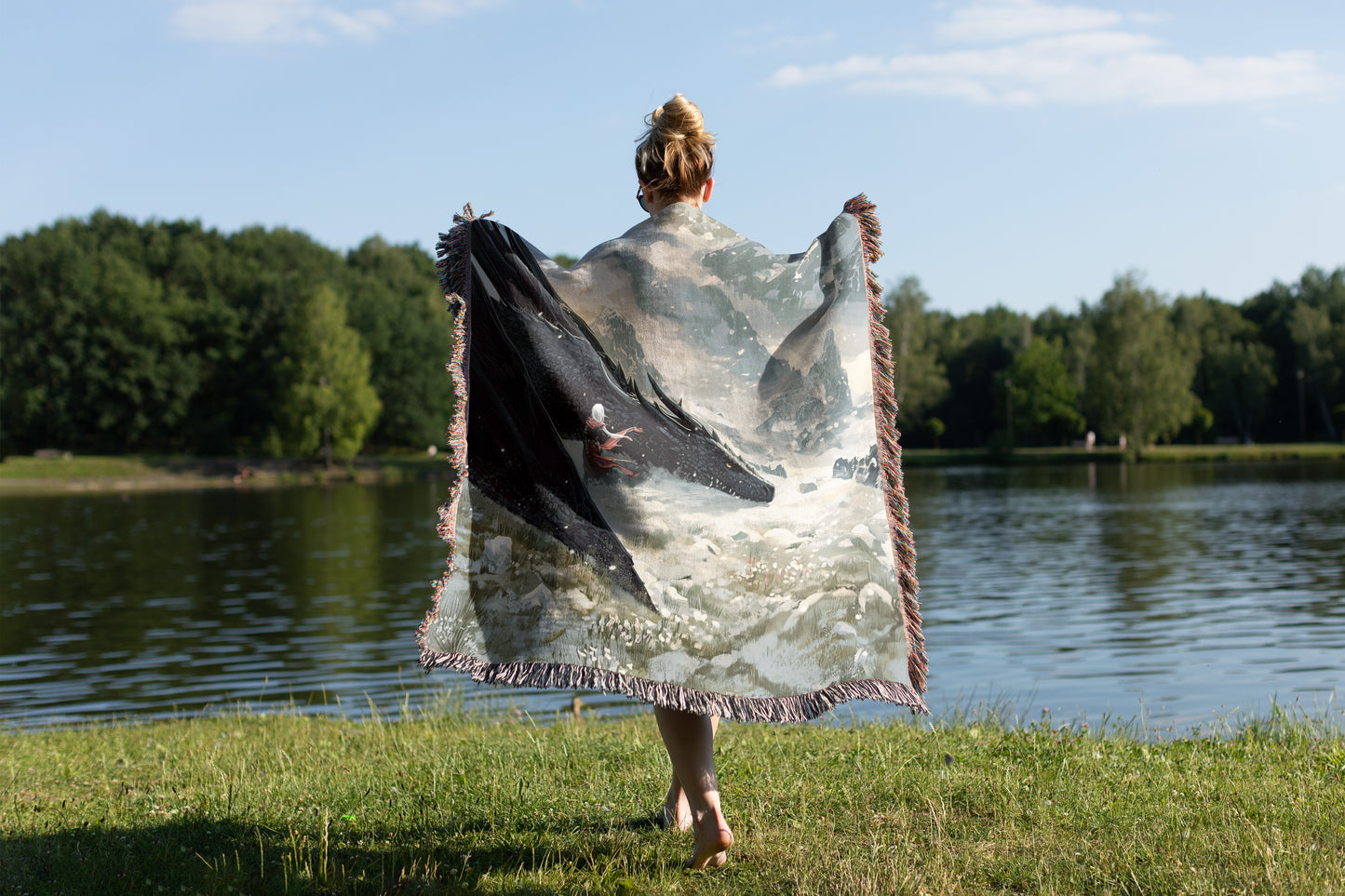 Abraxos Throne of Glass Woven Blanket
