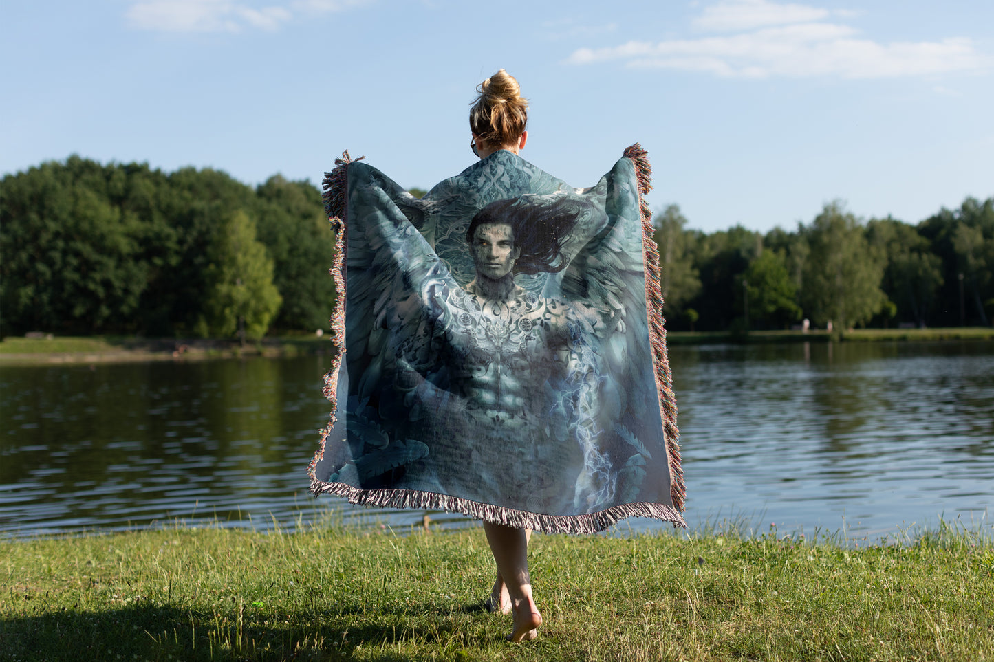 House of Sky and Breath Woven Blanket