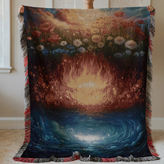 Feyre's Painted Dresser Woven Blanket