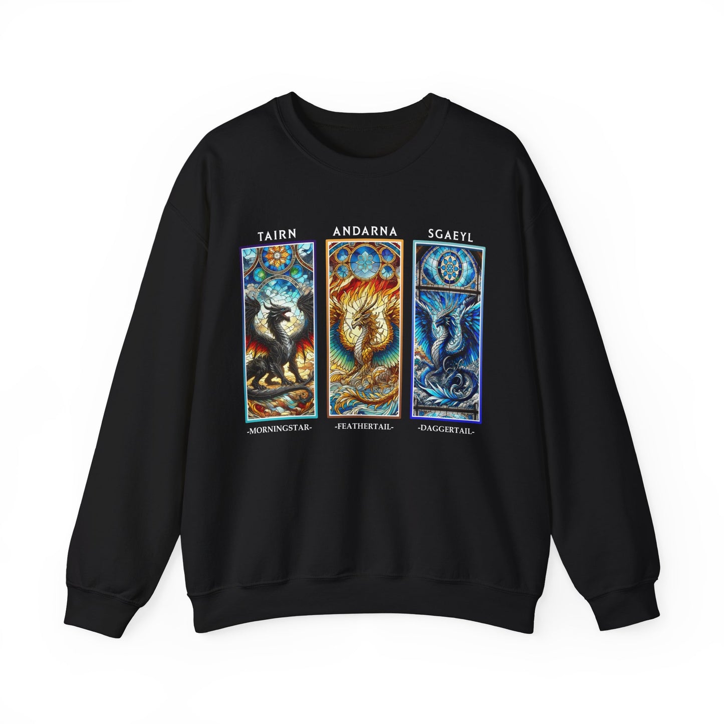 "Dragon Trio" Fourth Wing Inspired Sweatshirt
