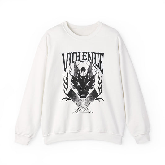 VIOLENCE Dragon Rider Sweatshirt - MagicMerchEmporium