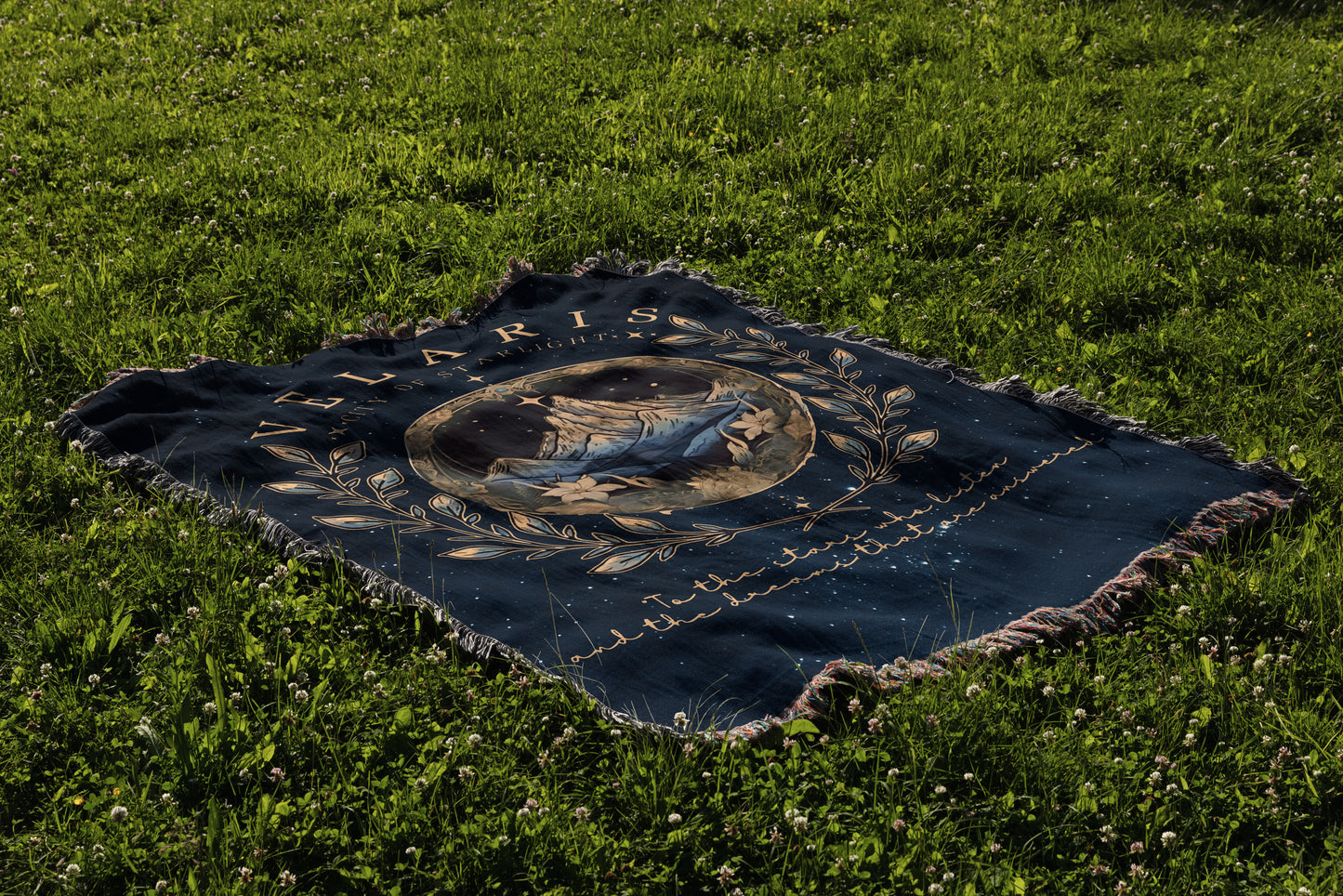 City of Starlight Woven Throw Blanket - MagicMerchEmporium