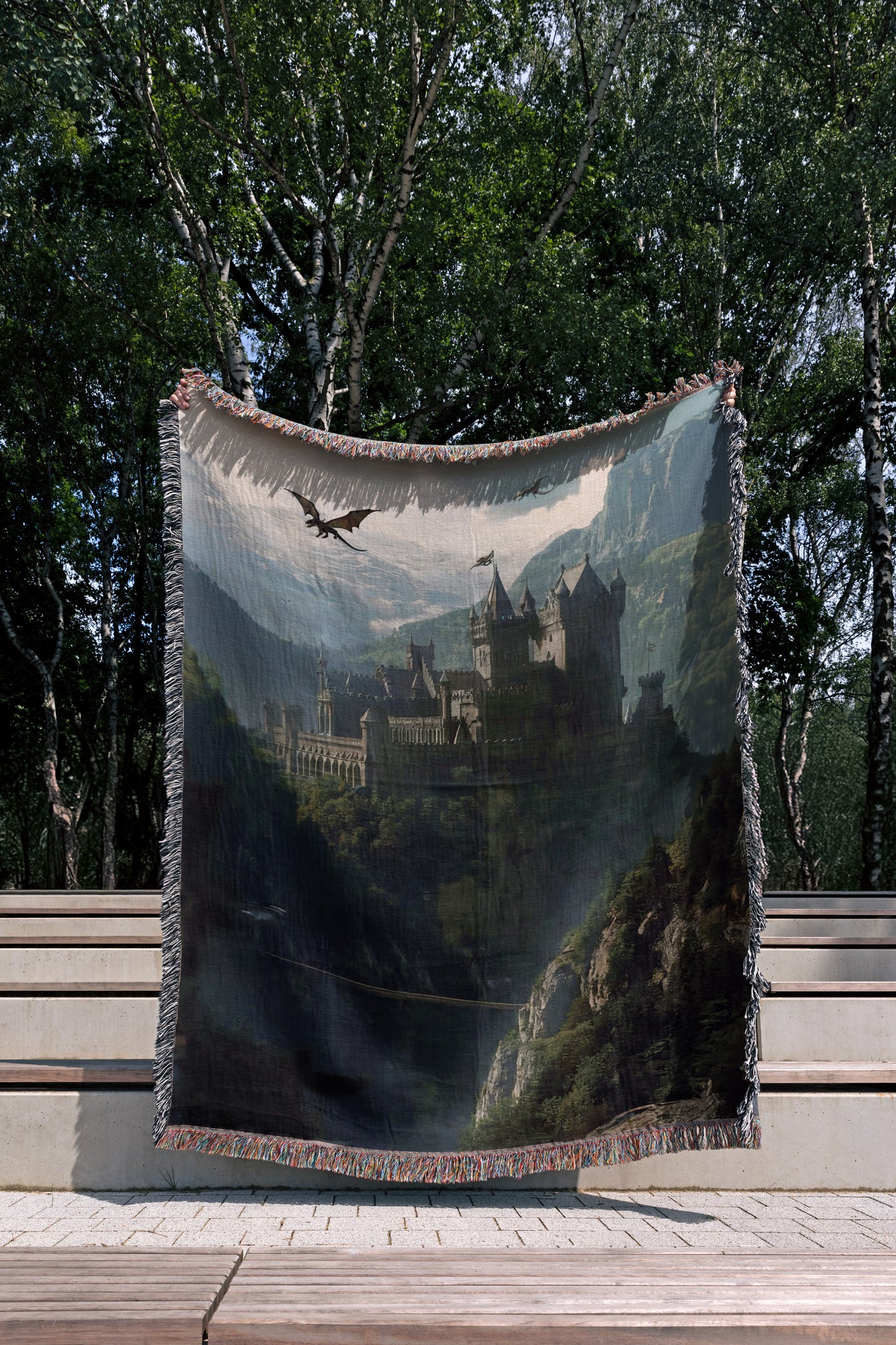 Basgiath War College Woven Throw Blanket