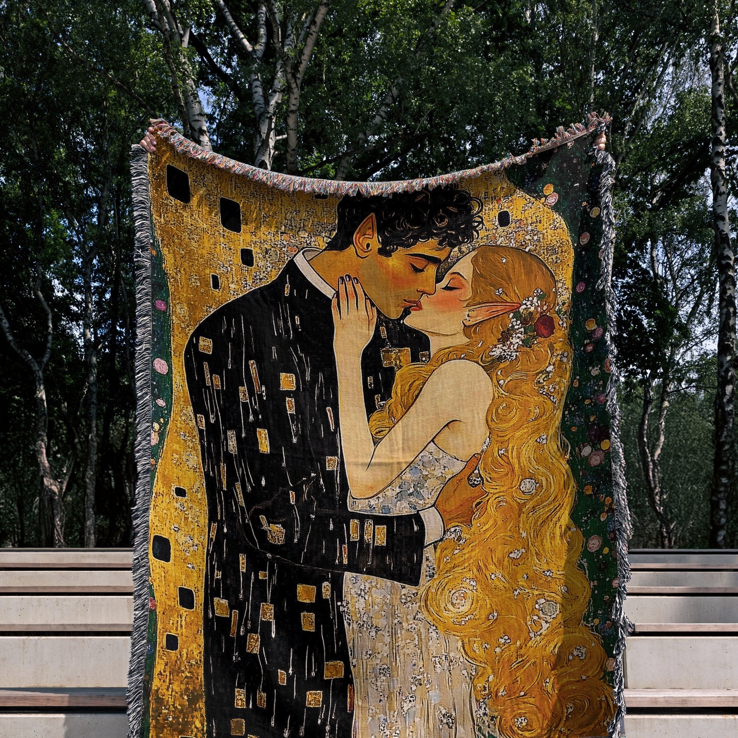 ACOTAR Inspired Velaris Woven Throw Blanket