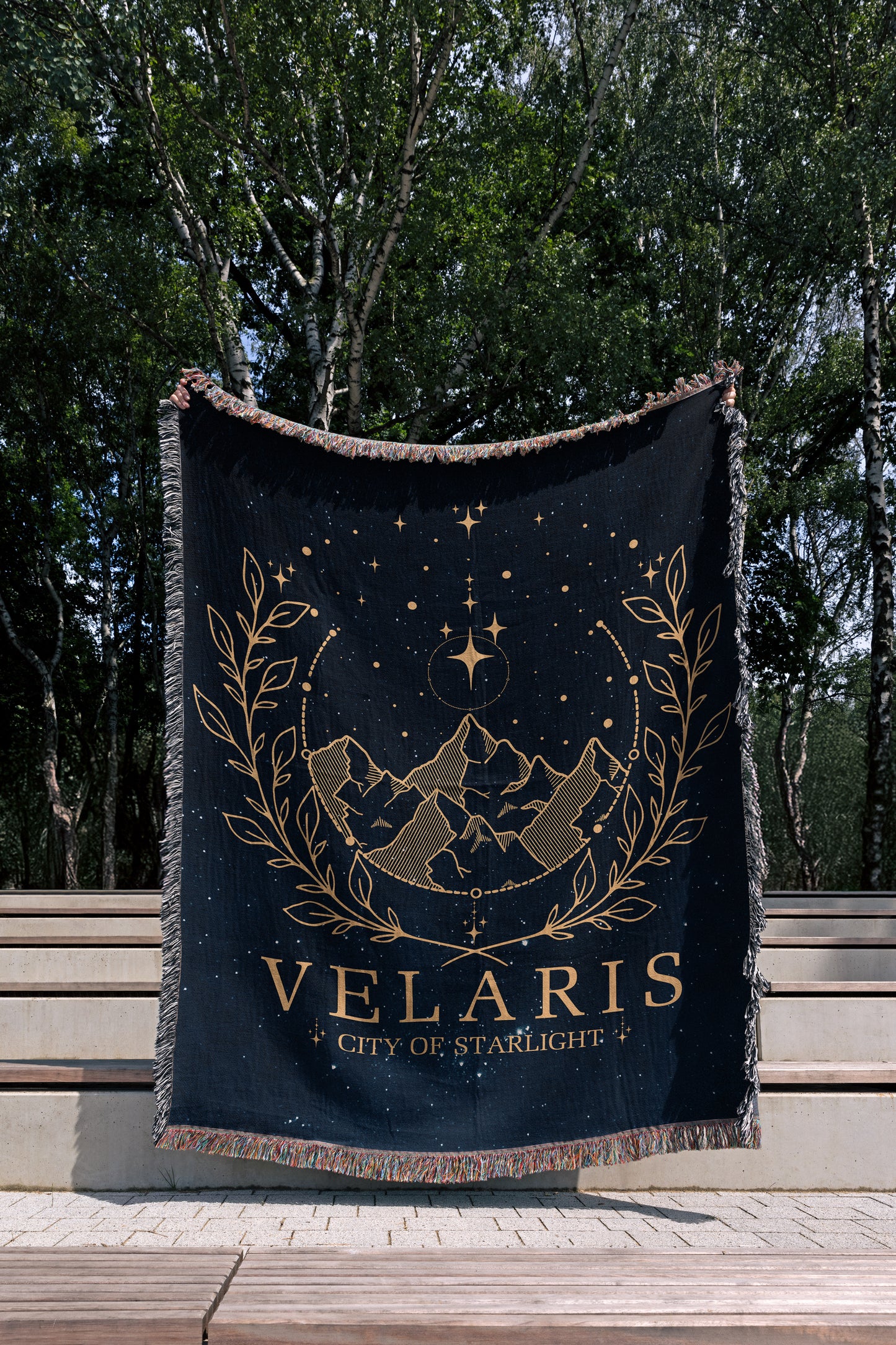 Velaris "Comfort for Dreamers" Woven Throw Blanket