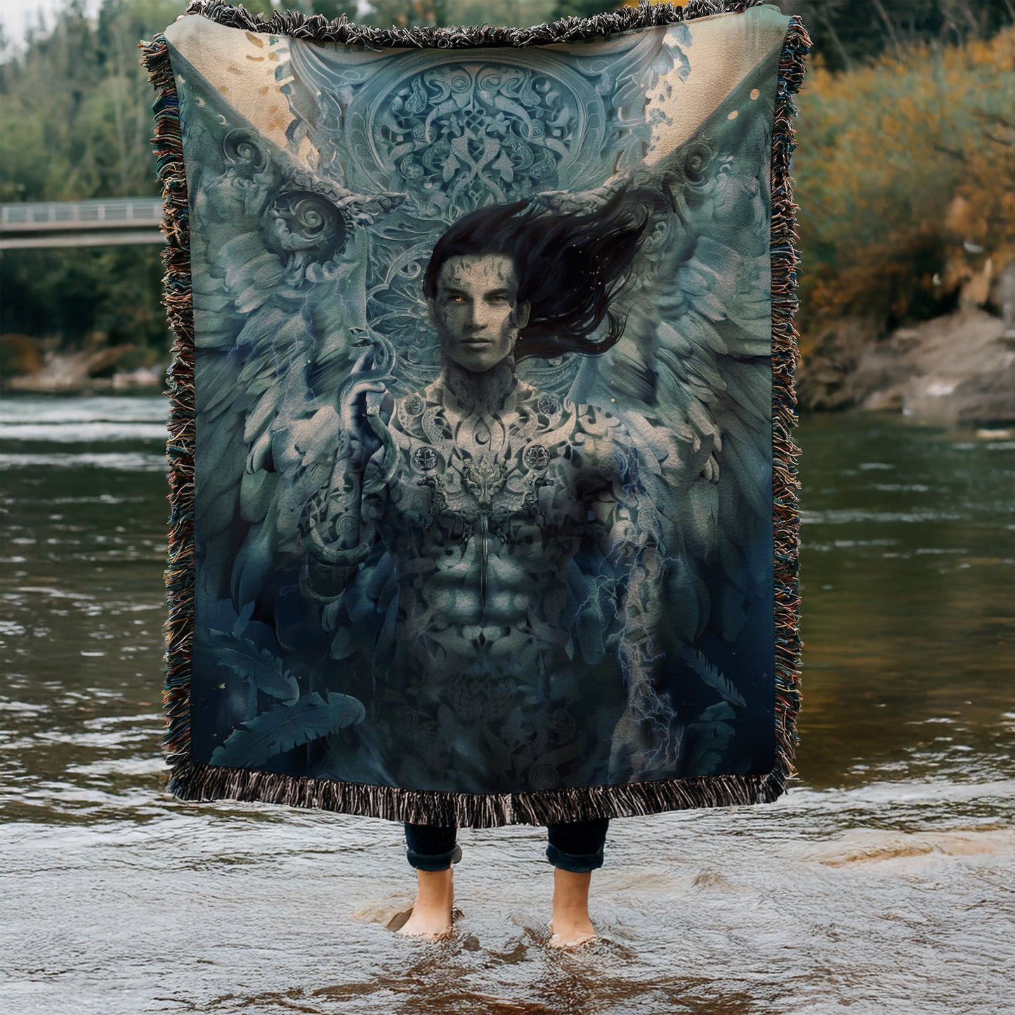 House of Sky and Breath Woven Blanket