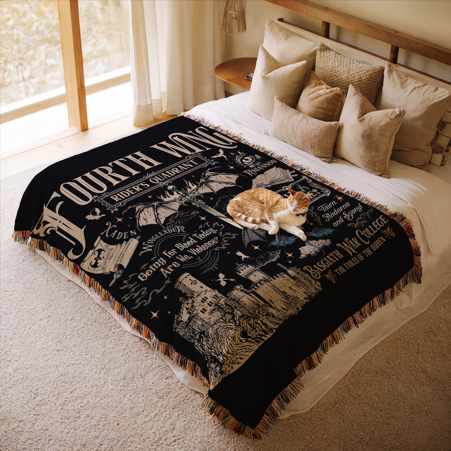 Fourth Wing Cozy Blanket