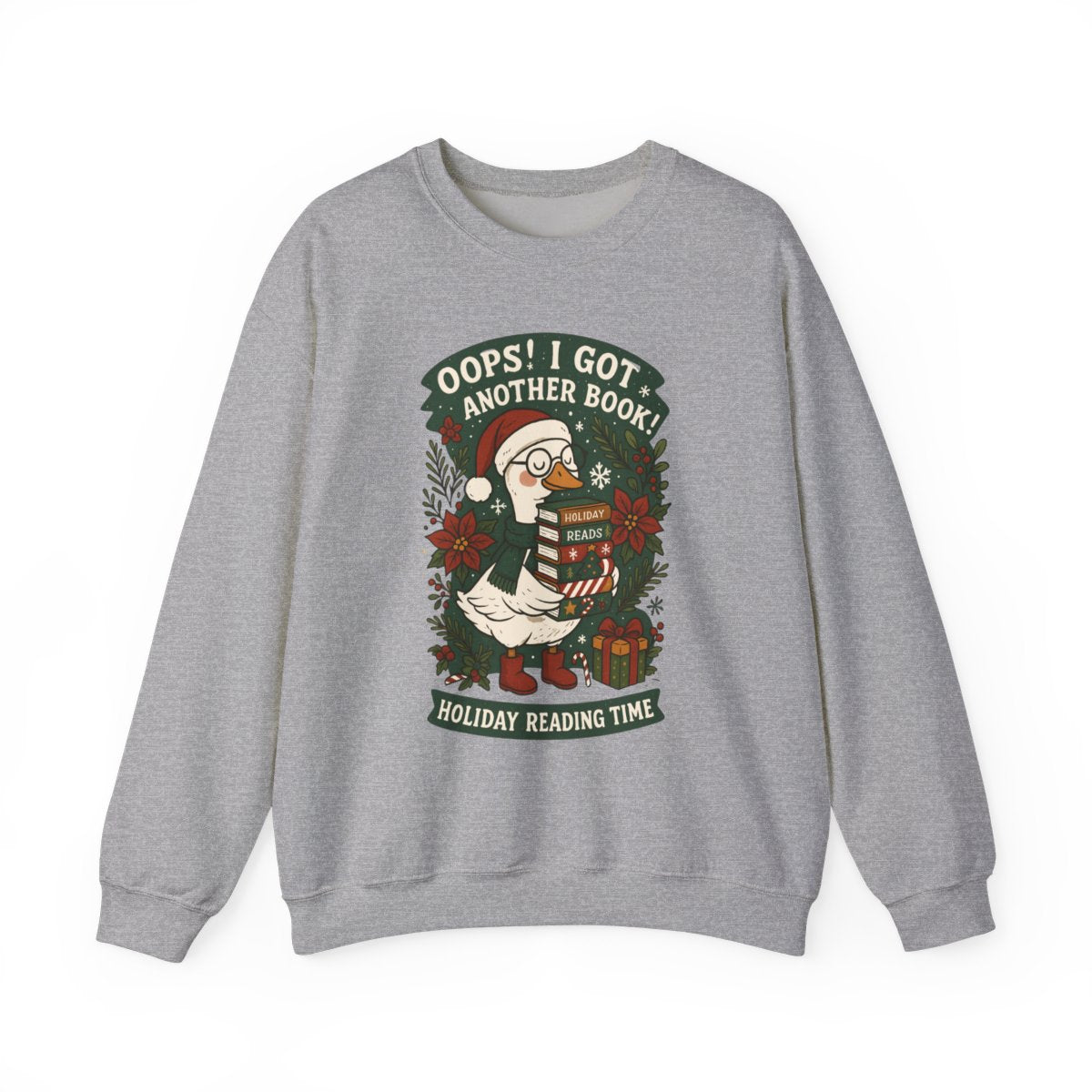 Oops I Got Another Book Holiday Reading Time Sweatshirt