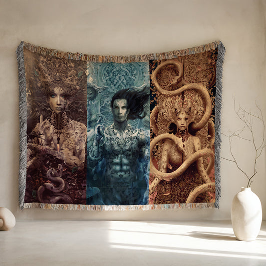 Crescent City Maasverse Woven Throw Blanket