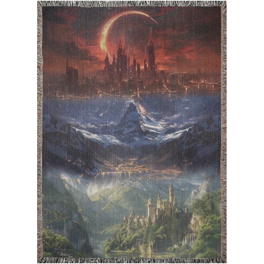 ACOTAR Realms Woven Throw Blanket