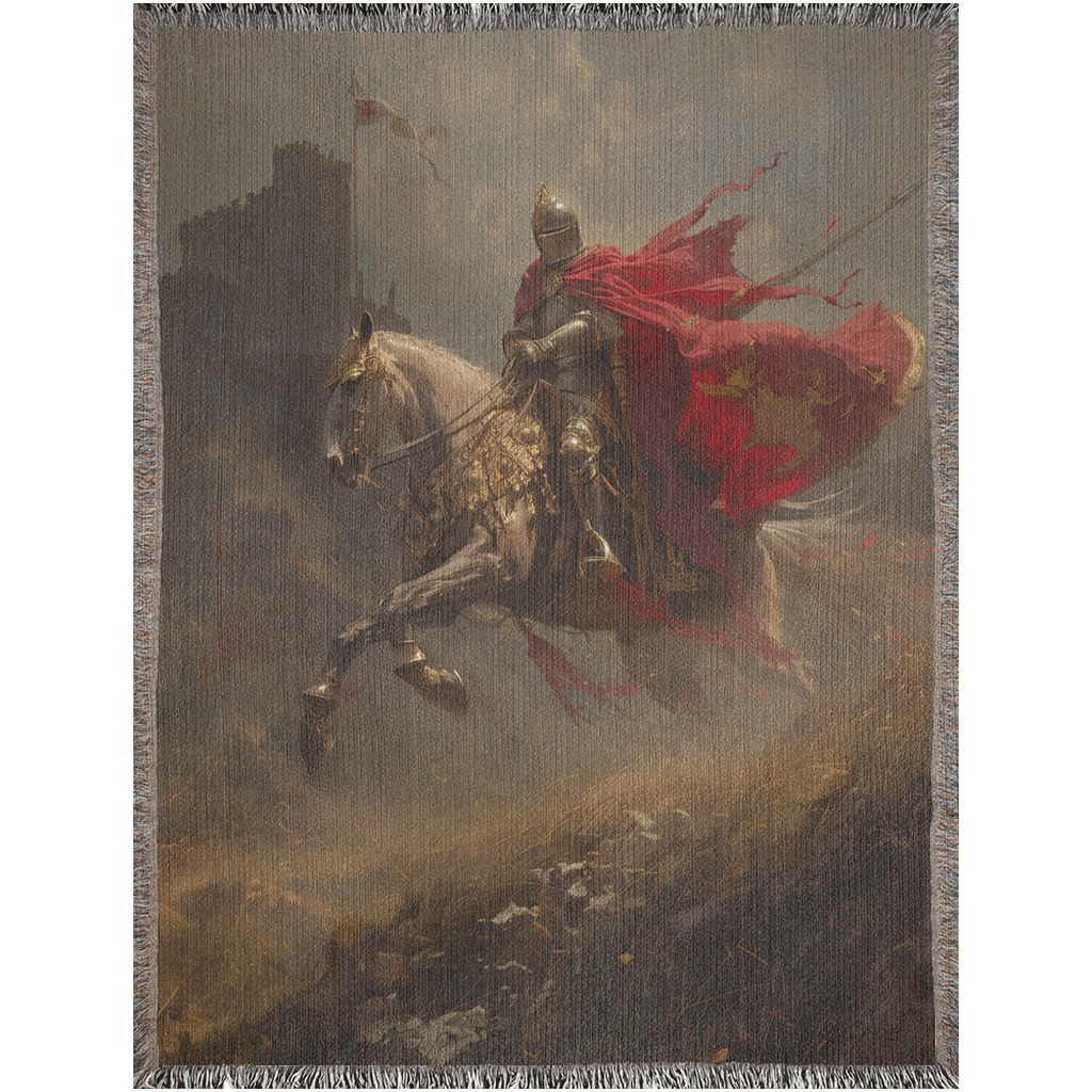 Medieval King Woven Throw Blanket