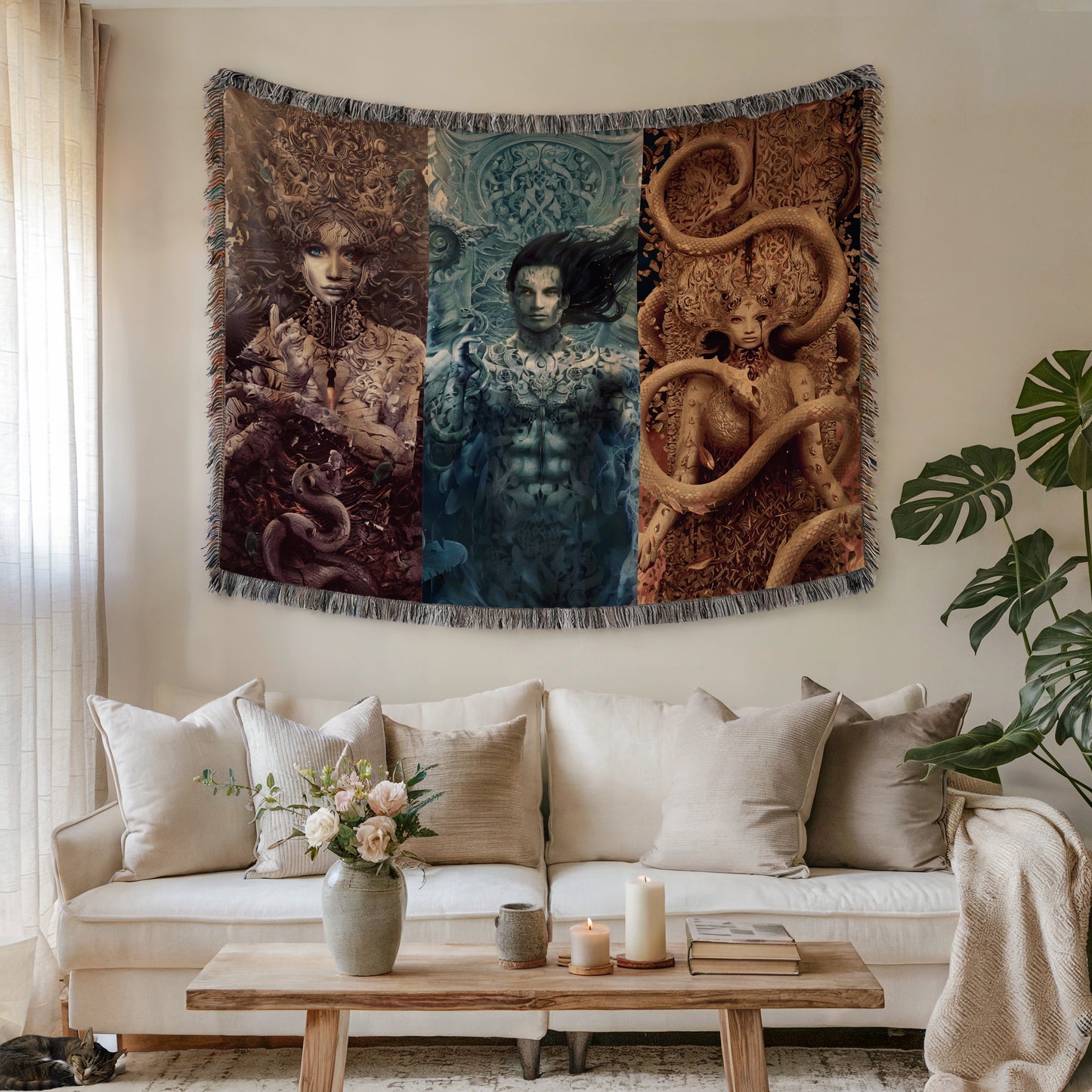 Crescent City Maasverse Woven Throw Blanket