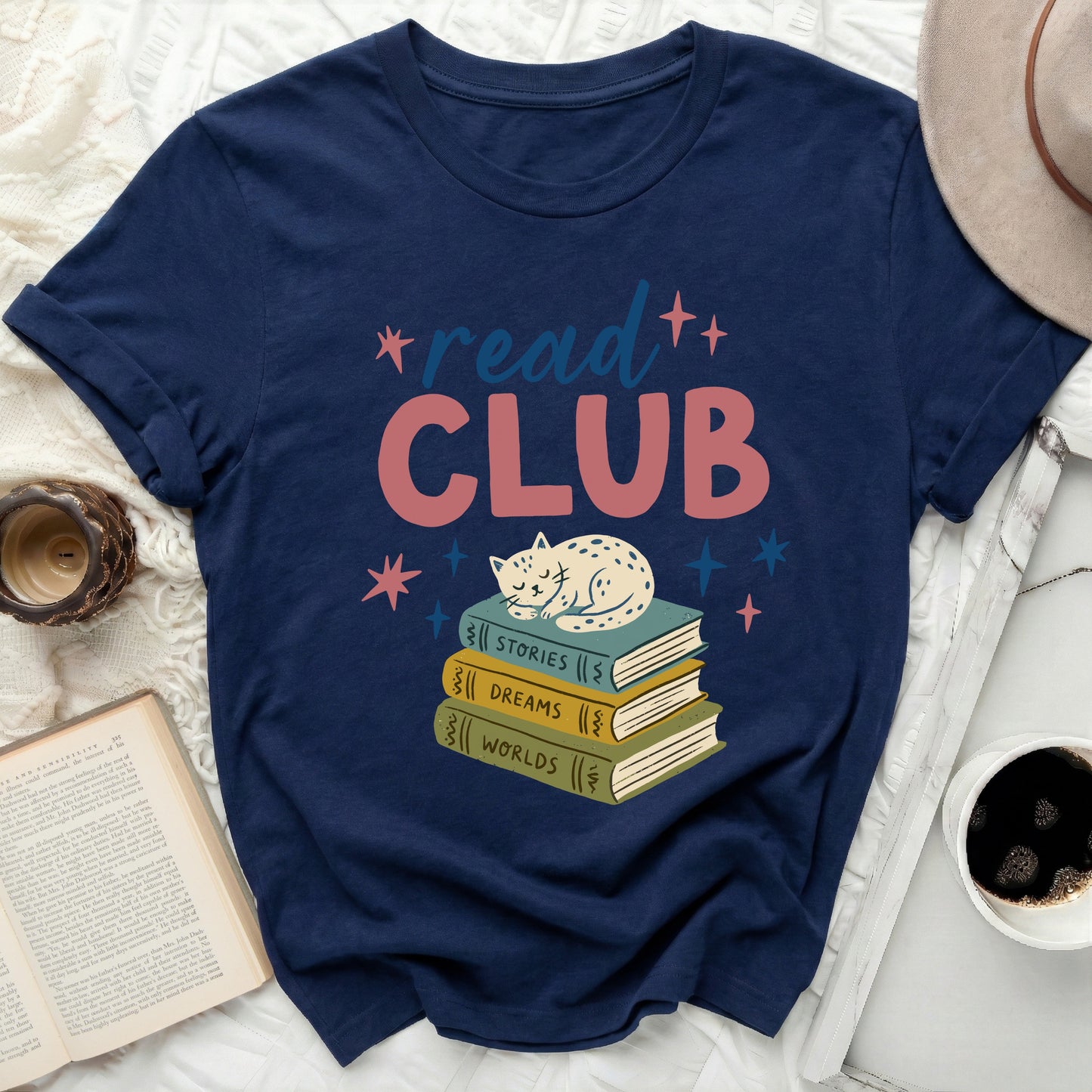 Read Club Cat Stories Dreams Worlds Reading product type