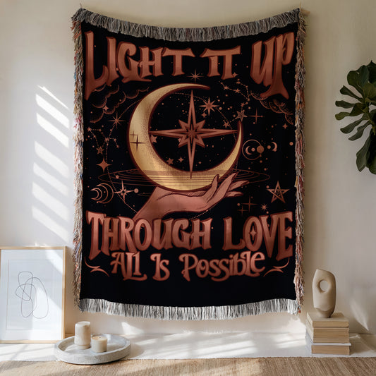 Light It Up Woven Blanket
