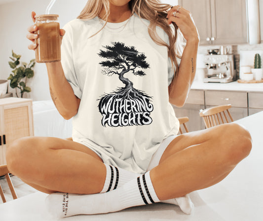 Wuthering Heights Artistic Tree Illustration Shirt
