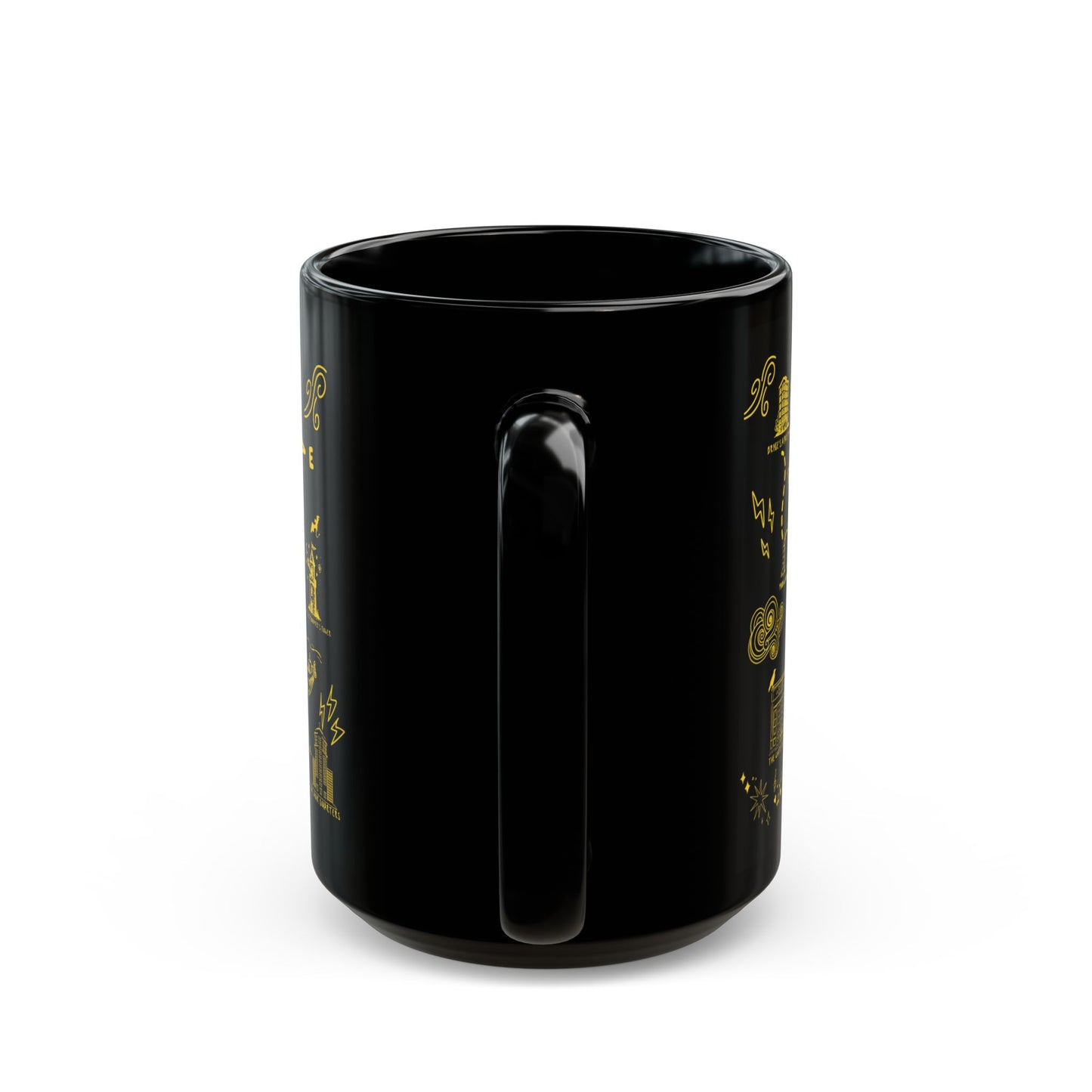 Black Crescent City Map Mug