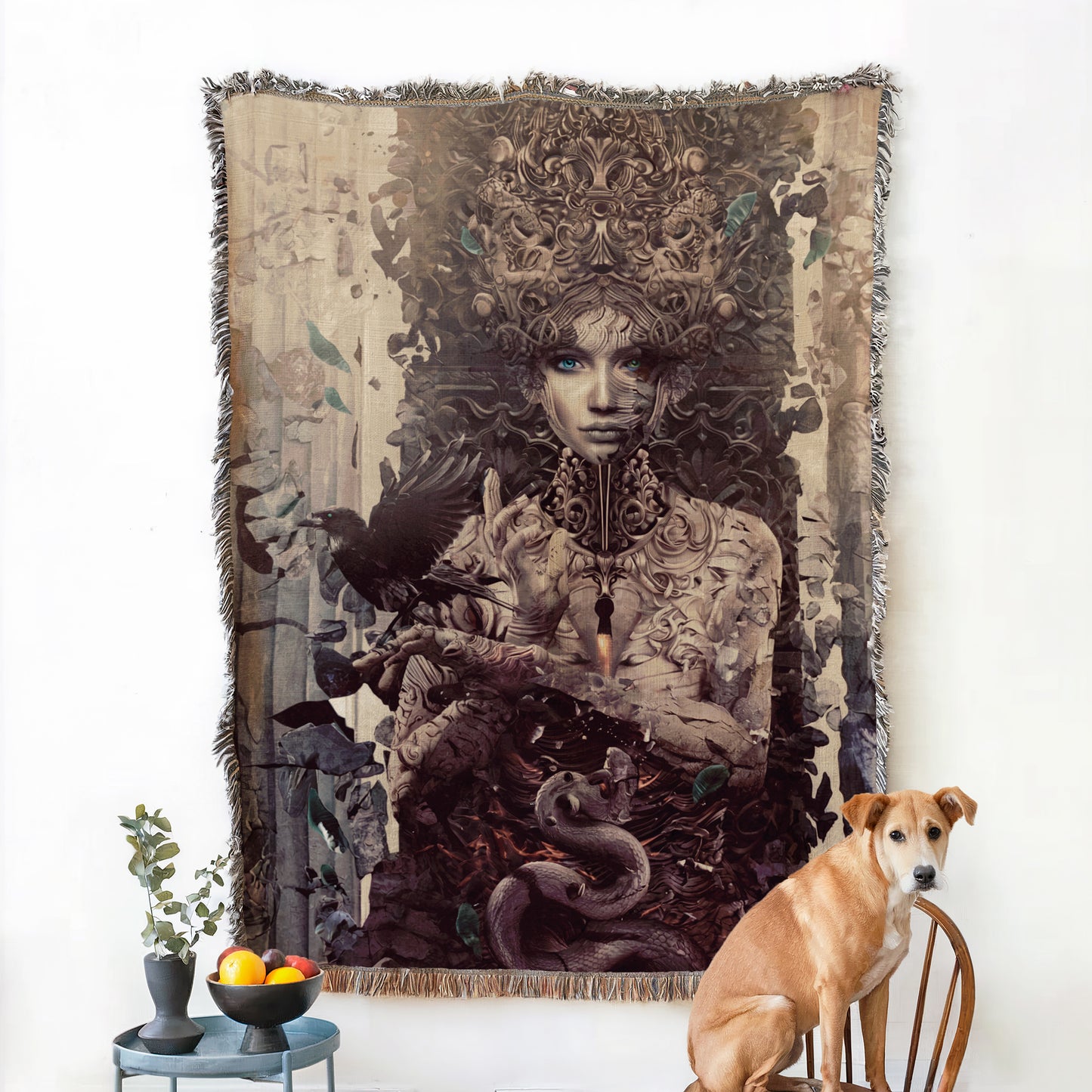 House of Earth and Blood Woven Blanket