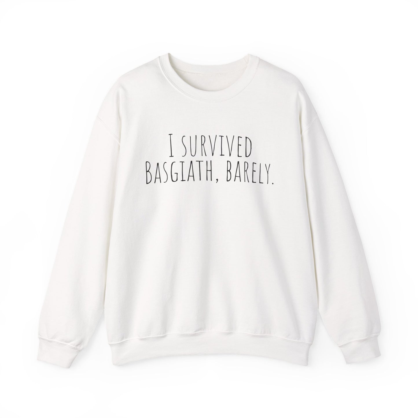 "I Survived Basgiath, Barely" Sweatshirt